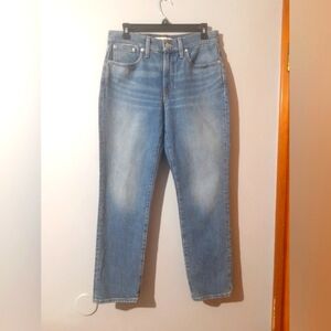 Madewell Jean The Perfect Vintage Blue Women's Size 28P Casual Coastle